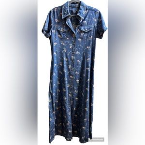 Liz Claiborne Dresses | Crazy Horse by Liz Claiborne Denim Dress Size L